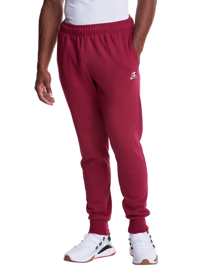 Champion Classic Fleece Joggingbroek Heren - DonkerRood - Belgie 4839MFOZW